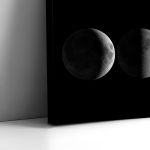 Πίνακας σε καμβά Moon phases, πανοραμικός