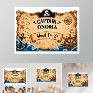 Banner self adhesive personalized horizontal