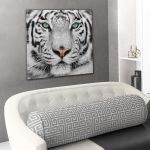 Canvas print White tiger