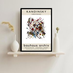 Αφίσα Έκθεσης Kandinsky, Bauhaus Archiv, αφίσα, κάδρο