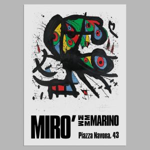 Exhibition Poster MM Marino, Miro J. 2