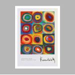 Exhibition Poster Concentric rings, Wassily Kandinsky