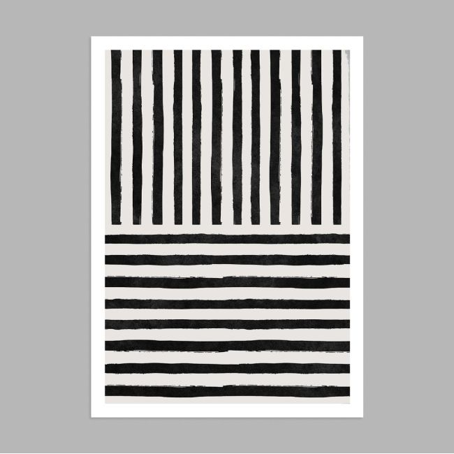 Line art II, αφίσα, κάδρο