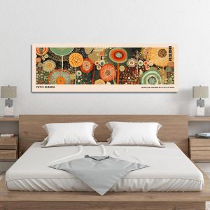 Πίνακας σε καμβά A field of flowers III, reart (original YAYOI Kusama), πανοραμικός