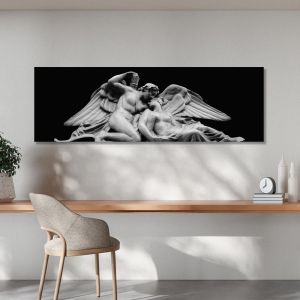 Canvas print Psyche revived by Cupid's Kiss, panoramic 2