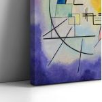 Πίνακας σε καμβά Yellow red blue, W. Kandinsky, τρίπτυχος