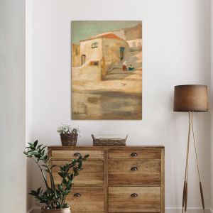 Πίνακας ζωγραφικής Σπίτι στη θάλασσα, Οικονόμου Μ. 2