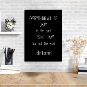 Poster Everything will be ok in the end, John Lenon