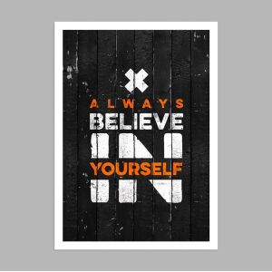 Always believe, αφίσα, κάδρο 2