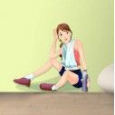 Wall stickers Girl resting  