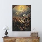 Πίνακας σε καμβά Προσφορά 70x100 cm, Η έξοδος του Μεσολογγίου, Βρυζάκης Θ.
