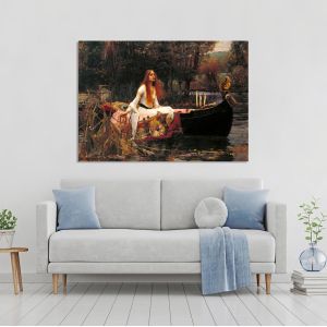 Πίνακας ζωγραφικής The lady of Shalott, Waterhouse J.W. 2