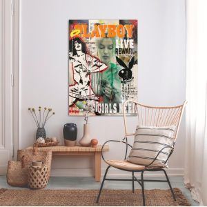 Canvas print Playboy collage 2
