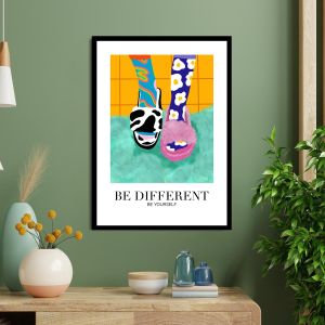 Be different Be yourself, poster