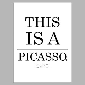 Poster This is a Picasso 2