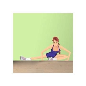 Wall stickers Gymnastics, woman exercising 1  