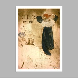 Elles by Henri Toulouse-Lautrec, αφίσα, κάδρο 2