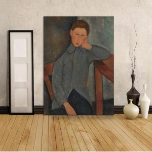 Canvas print The boy, Amedeo Modigliani