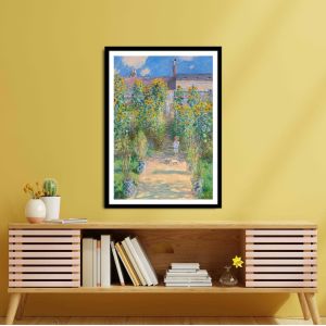 Garden at Vetheuil, Monet C, αφίσα, κάδρο