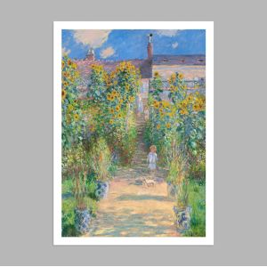 Garden at Vetheuil, Monet C, αφίσα, κάδρο 2