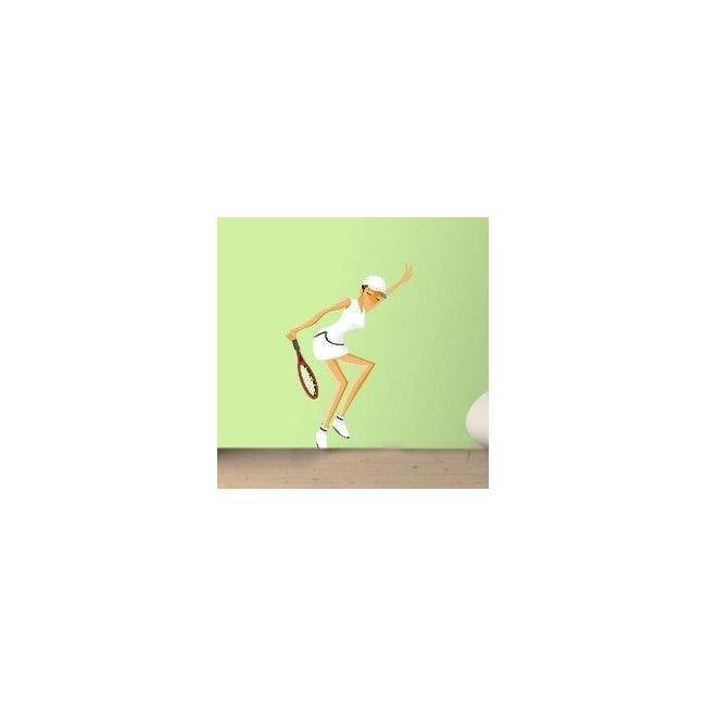 Wall stickers Woman playing tennis