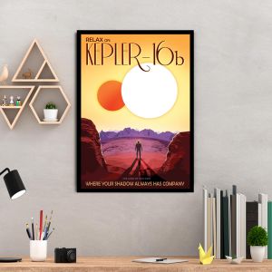 Relax on Kepler-16b, αφίσα, κάδρο