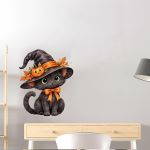 Kids Halloween wall sticker, Little Hedgehog