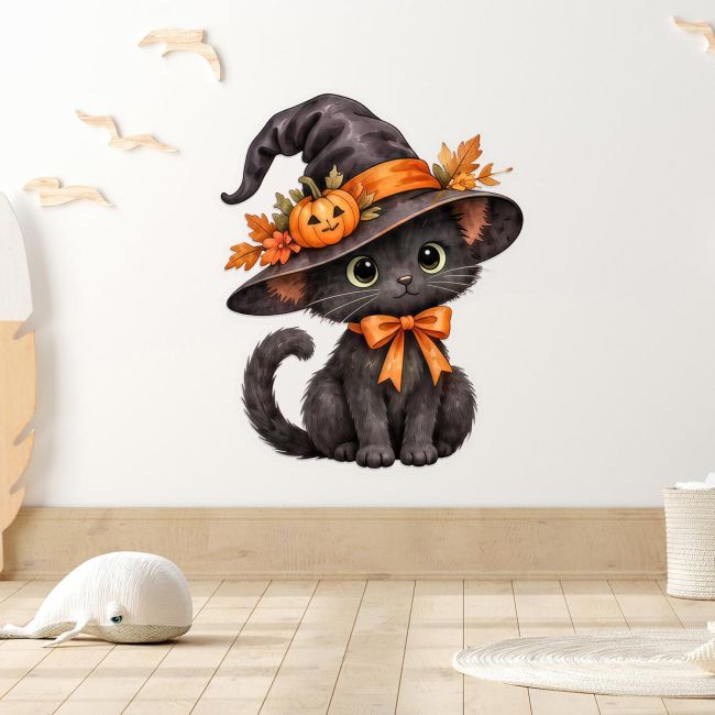Kids Halloween wall sticker, Little Hedgehog