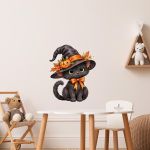 Kids Halloween wall sticker, Little Hedgehog