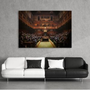 Πίνακας σε καμβά Devolved parliament, Banksy