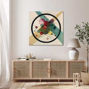 Canvas print Circles in a circle, Kandinsky W. 2