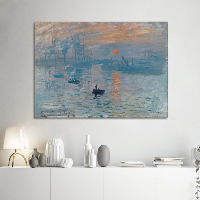 Canvas printOffer Impression sunrise, Monet