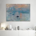 Πίνακας σε καμβά Προσφορά 120x80 cm Impression sunrise, Monet