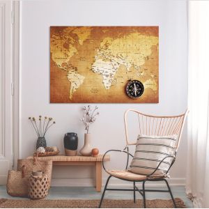 Canvas print World map