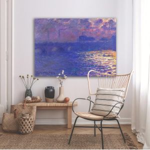 Πίνακας ζωγραφικήςWaterloo bridge, Monet C. 2