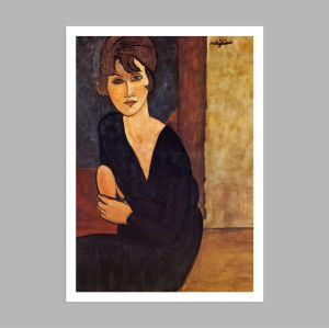 Portrait of Madame Reynouard, Modigliani A, αφίσα, κάδρο 2