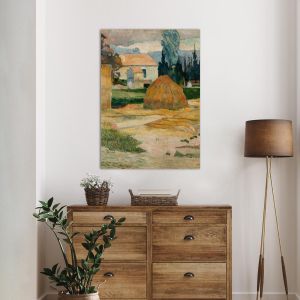 Canvas print By the stream, autumn, Gauguin P. 2