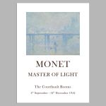 Αφίσα Έκθεσης Master of light I, Monet, αφίσα, κάδρο