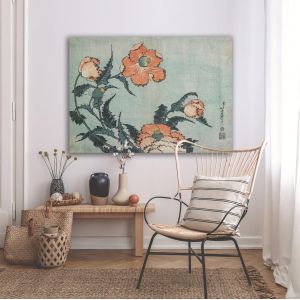 Canvas print Poppies, Hokusai K. 2