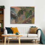 Canvas print The flageolet player on the cliff, Gauguin P.