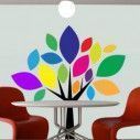   Wall stickers Colorful tree