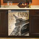 Wall sticker  dish washer Tower of Eiffel Vintage