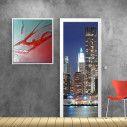 Door sticker New York skyscrape