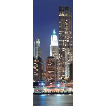 Door sticker New York skyscrape 2