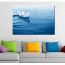 Canvas print Paper boat