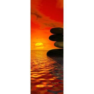 Αυτοκόλλητο πόρτας Sunset balance 2