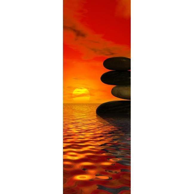 Door sticker Sunset balance