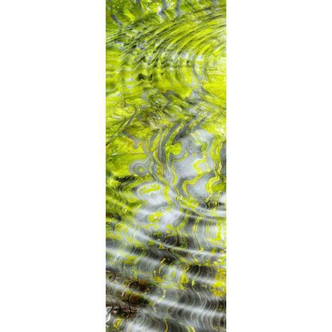Green water reflections, αυτοκόλλητο πόρτας