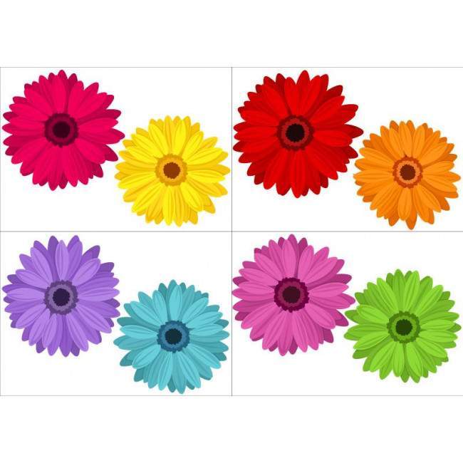 Wall stickers flowers