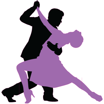 Wall stickers Dancers couple art2 2